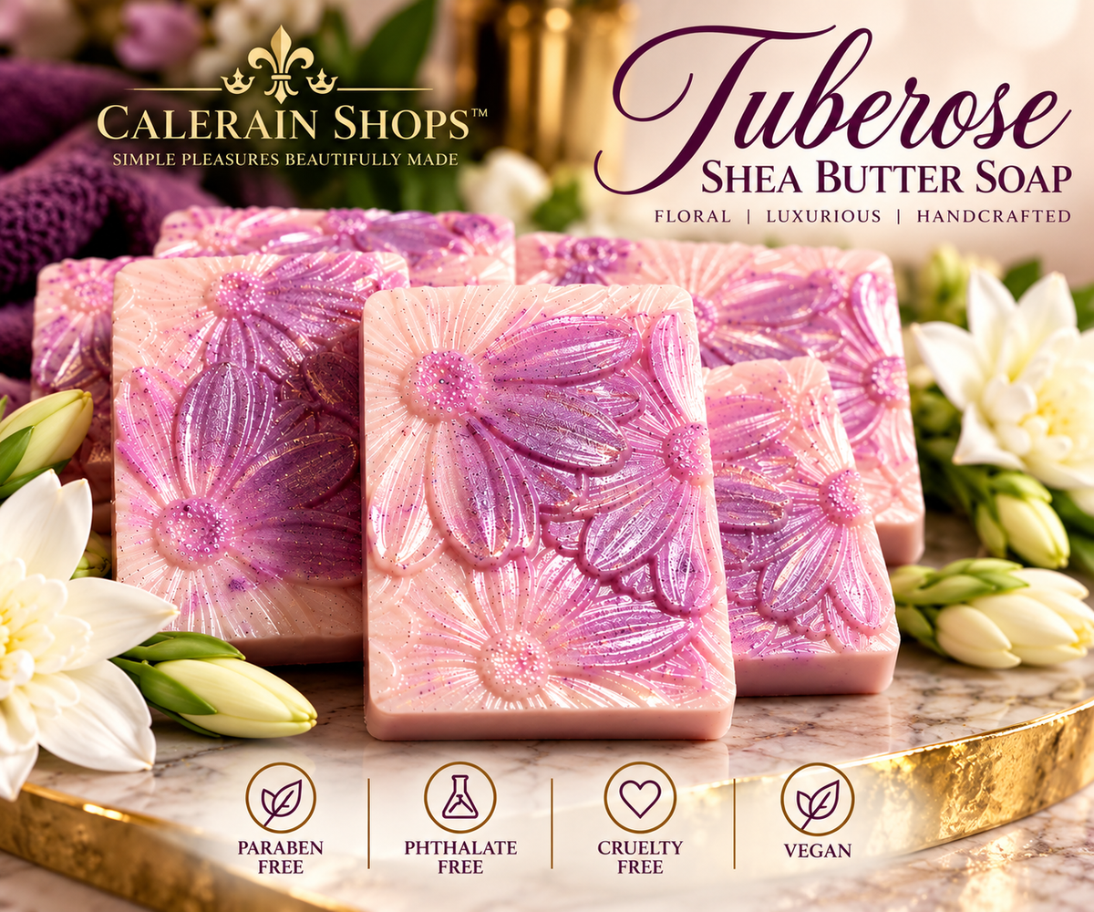 Night Blooming Jasmine Shea Butter Floral Soap — 2.5 oz