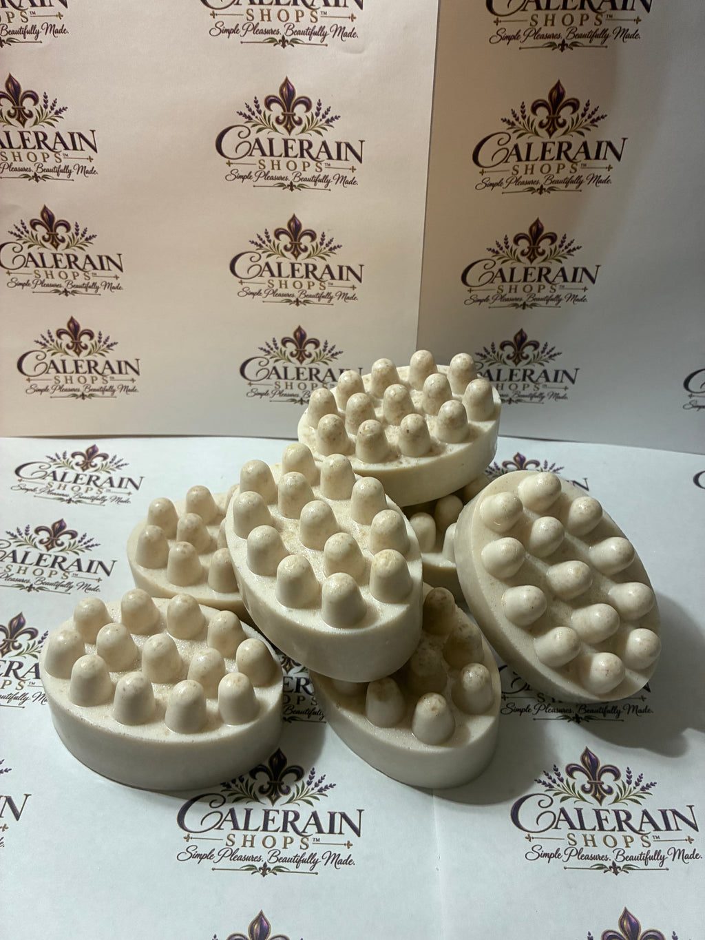 Calerain Shops spa bars in branded display