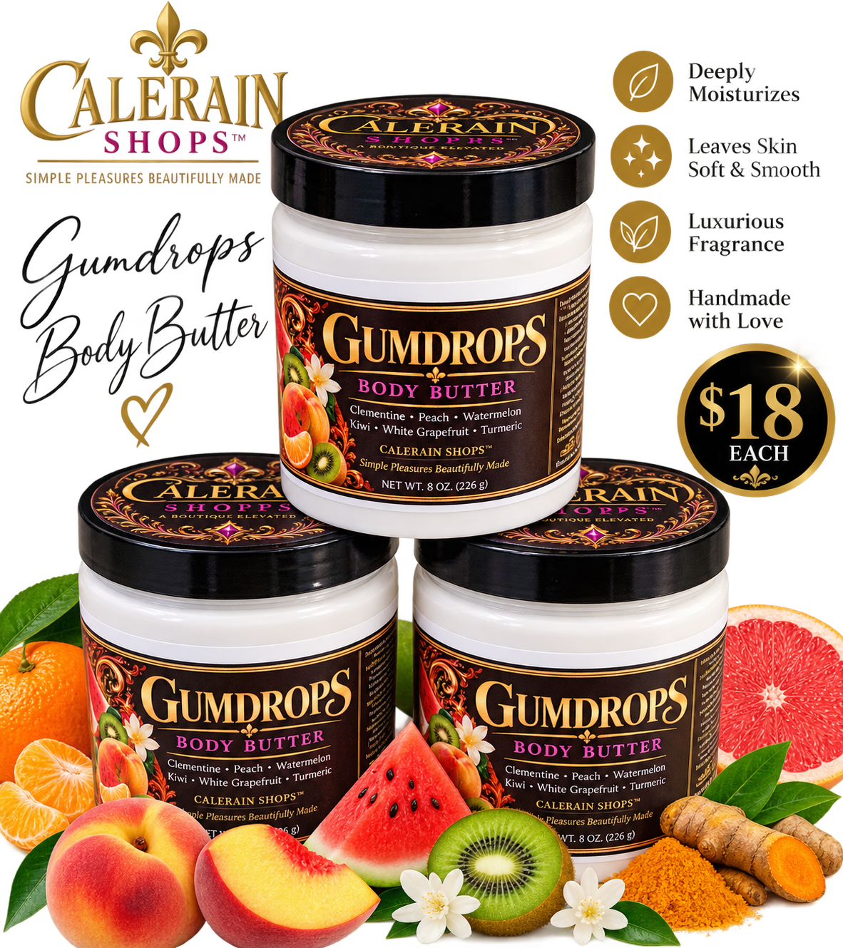 Calerain Shops™ Body Butter — 4 oz